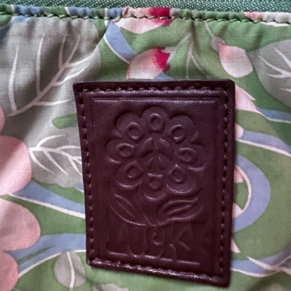 Lucky Brand straw/raffia shoulder bag with adjustable canvas straps - Picture 4 of 14